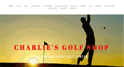 Desktop Screenshot of charliesgolfshop.com